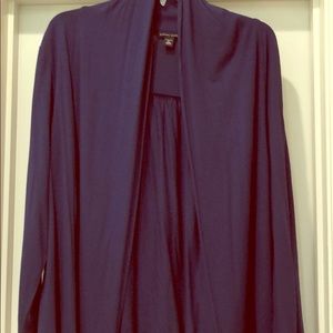 Banana Republic XL midnight blue open cardigan